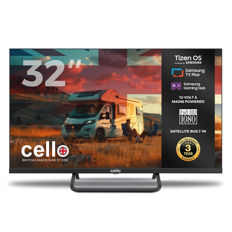 Cello CTRAV-32TZ 32-inch Tizen OS Smart LED TV - Gaming Hub