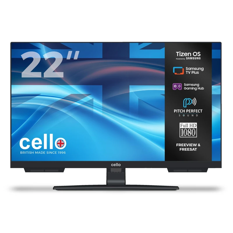 Cello C2226TZH 22 inch Tizen OS Smart LED TV - Samsung Powered