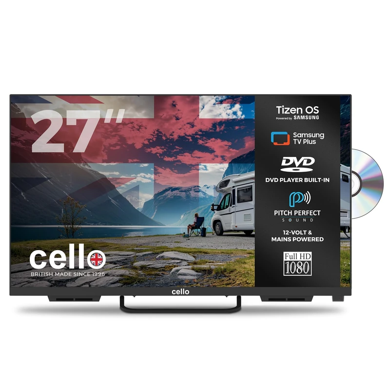 Cello Ctrav- 27TZF 27 inch Tizen OS Smart LED 12V Traveller TV