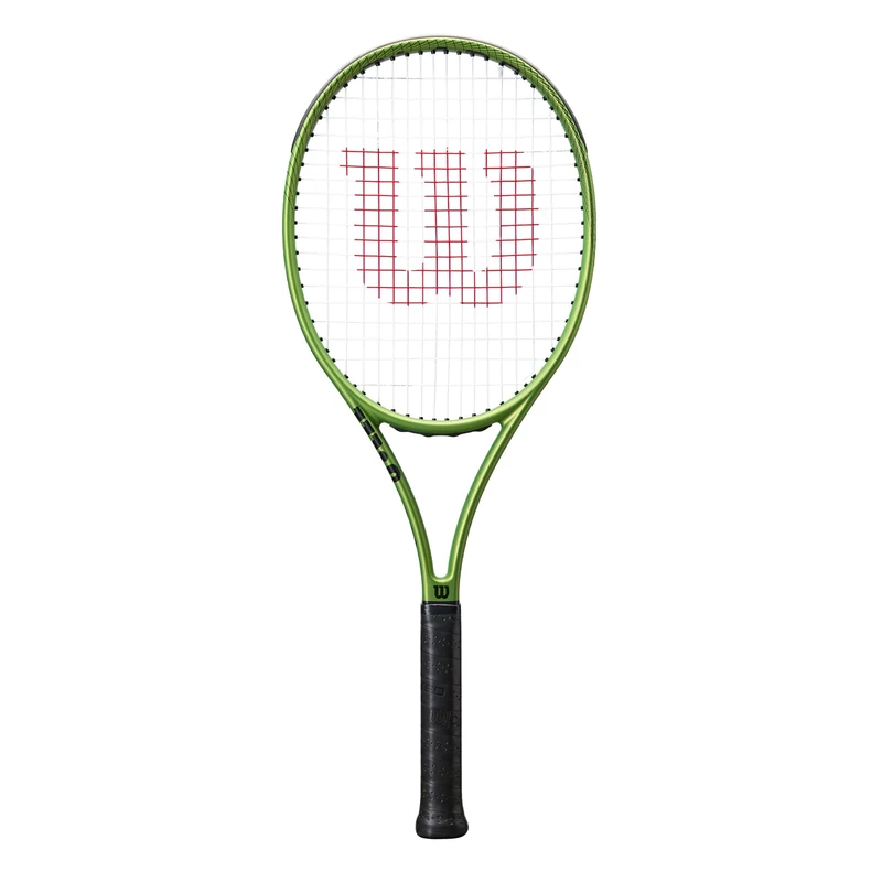 Wilson Blade Feel 100 Graphite Tennis Racket, With BLX Technology for Competitive Players, Colour: Green, Grip Size: 1