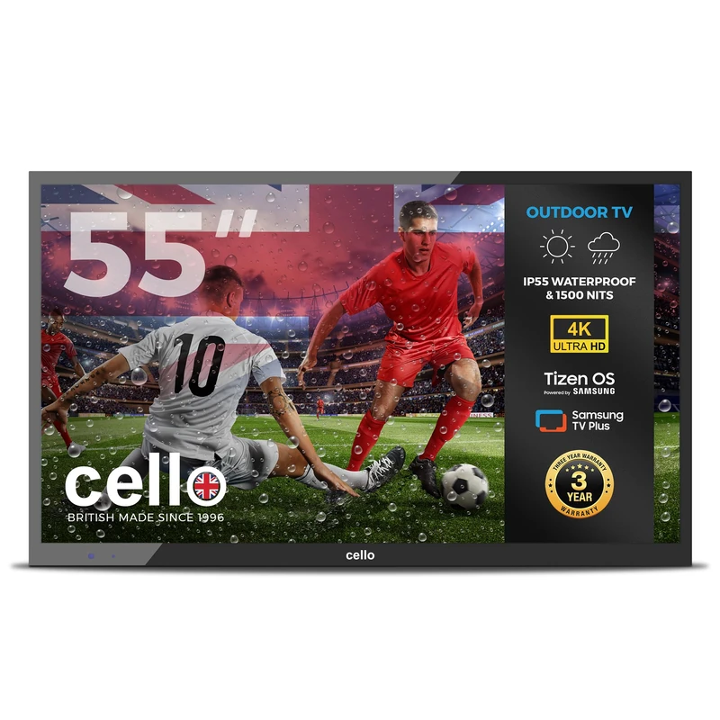 Cello COD55TZ 55-inch 4K Smart Outdoor LED TV - Tizen OS