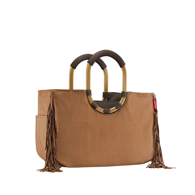 reisenthel Loopshopper M - Sturdy Bag with Practical Compartments in Recycled PET Bottles, Elegant Shopping - Many Features Included, Western, M, Casual and Stylish