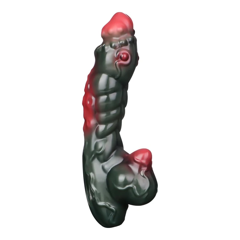 BeHorny Dildo Vibrator Sex Toy,Liquid Silicone Aliens Nob, Remote Control & Heated Function