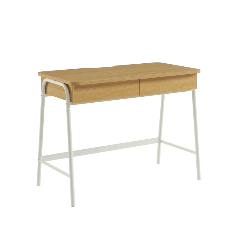 BAÏTA ESRA Desk in Oak Effect and White