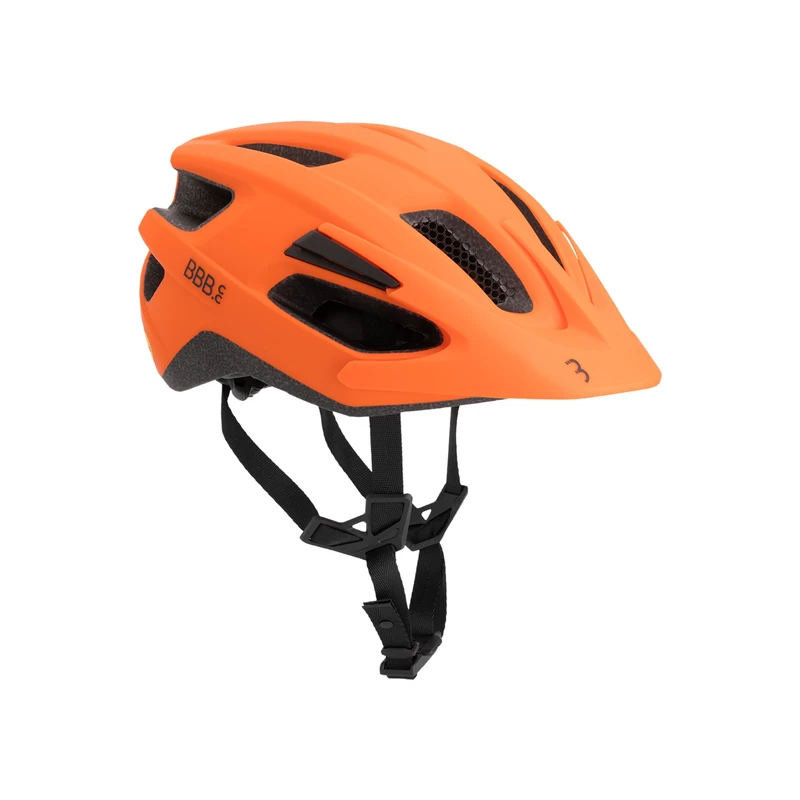 BBB Cycling Helmet Bike Adult MTB And Road Bike Lightweight MIPS Helmet Adult Bike Helmet With Detachable Visor Dune MIPS 3.0 Fidlock BHE-23 Matt Neon Orange M (55-58cm)