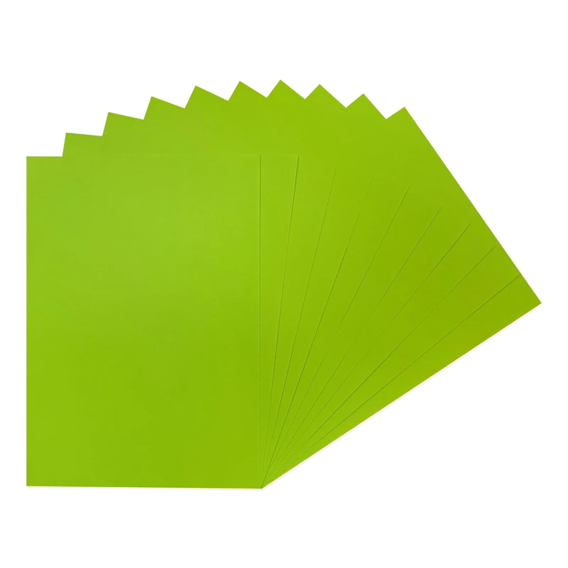 30 x Pack of 100 A4 Fluorescent Green Coloured Paper 75gsm Sheets