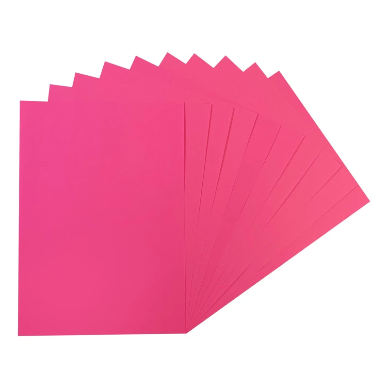 30 x Pack of 100 A4 Fluorescent Fuchsia Pink Coloured Paper 75gsm Sheets