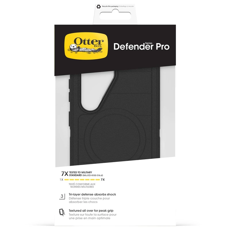 OtterBox Defender Series Pro Case with Magnets for Samsung Galaxy S26, Shockproof, Drop Proof, Ultra-Rugged, Protective Case, 7x Tested to Military Standard, Black