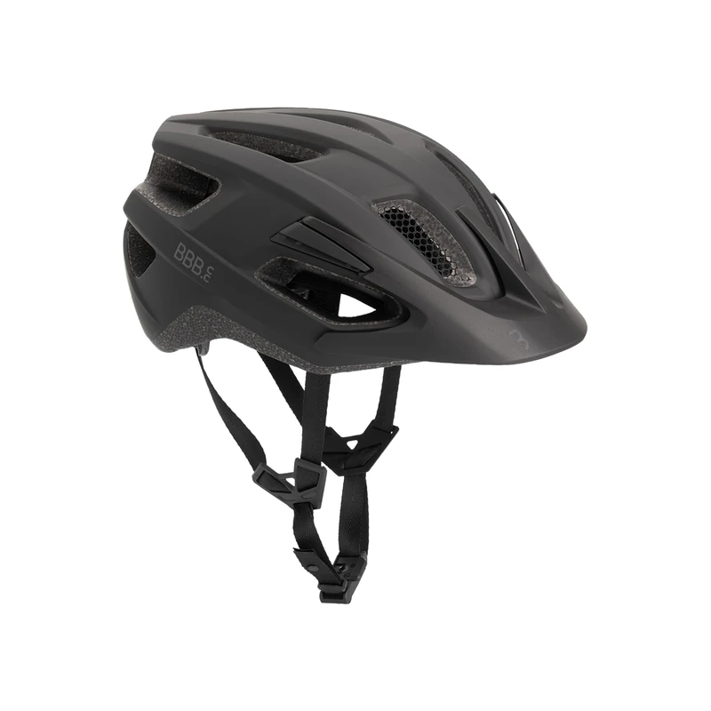 BBB Cycling Helmet Bike Adult MTB And Road Bike Lightweight Helmet Adult Bike Helmet With Detachable Visor Kite 3.0 Fidlock BHE-30 Matt Black M (55-58cm)