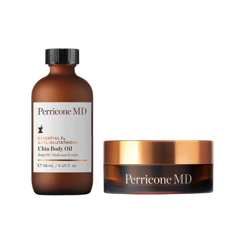 Perricone MD Essential Fx Acyl-Glutathione Cleansing Balm & Body Oil Set