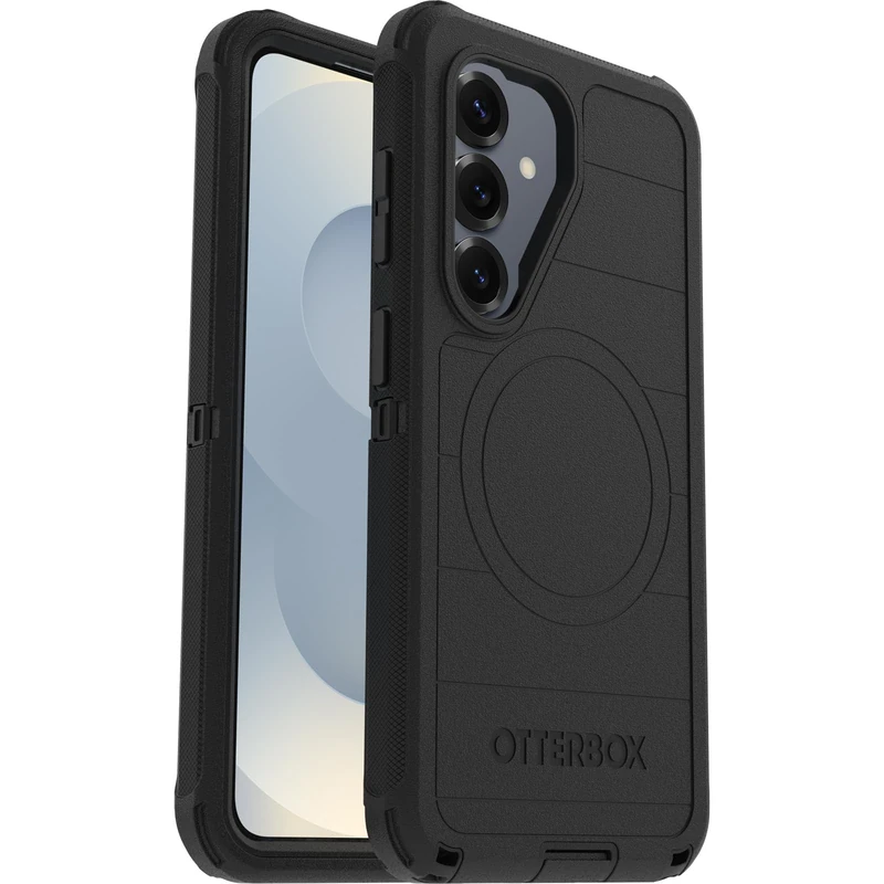 OtterBox Defender Series Pro Case with Magnets for Samsung Galaxy S26, Shockproof, Drop Proof, Ultra-Rugged, Protective Case, 7x Tested to Military Standard, Black, Non-Retail Packaging