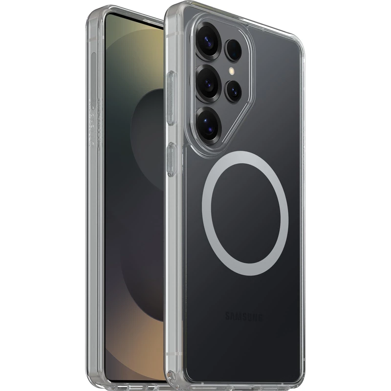 OtterBox Symmetry Series Clear Case with Magnets for Samsung Galaxy S26 Ultra, Shockproof, Drop proof, Protective Thin Case, 3x Tested to Military Standard, Clear, Non-Retail Packaging