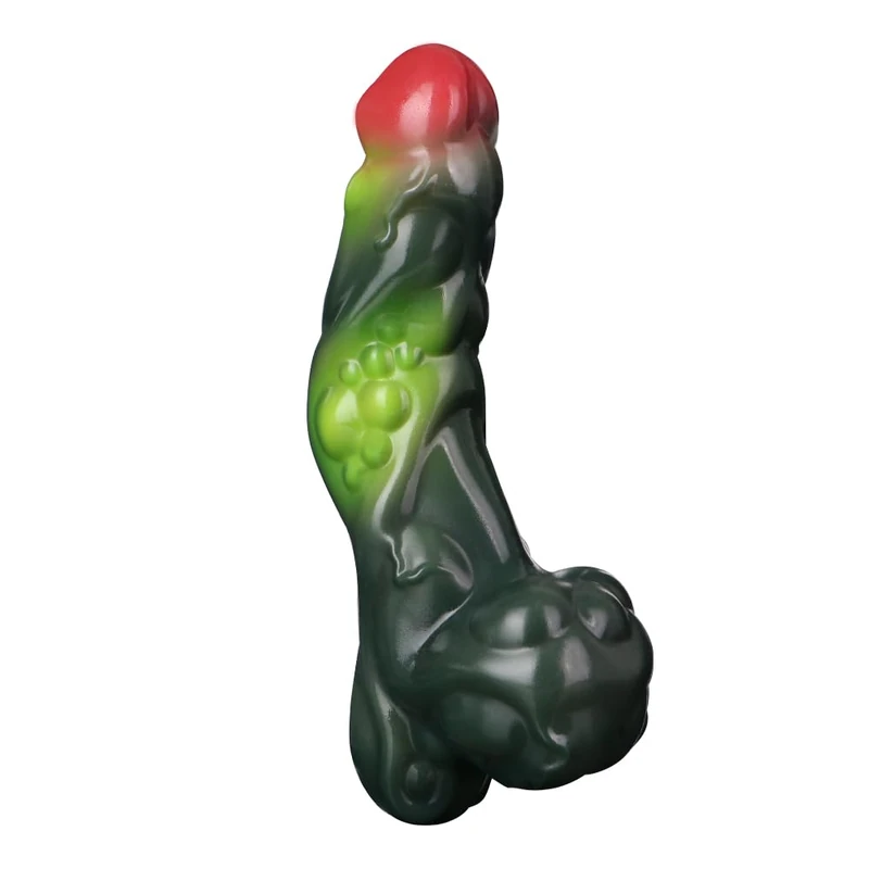 BeHorny Dildo Vibrator Sex Toy,Liquid Silicone Aliens Nob, Remote Control & Heated Function