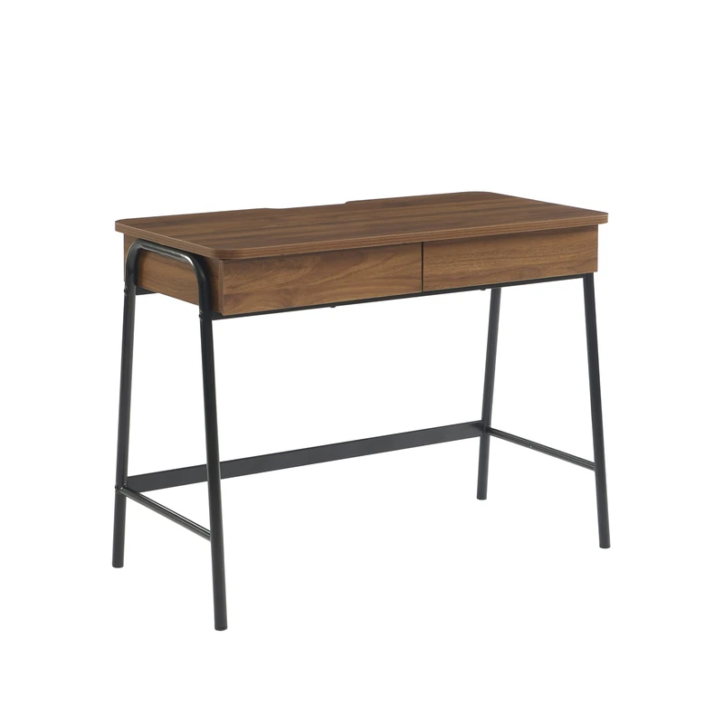 BAÏTA ESRA Desk in Walnut Effect and Black