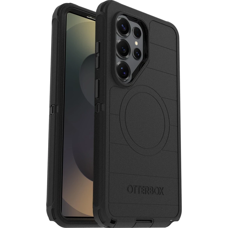 OtterBox Defender Series Pro Case with Magnets for Samsung Galaxy S26 Ultra, Shockproof, Drop Proof, Ultra-Rugged, Protective Case, 7x Tested to Military Standard, Black, Non-Retail Packaging
