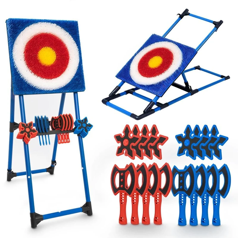 SereneLife Axe Throwing Game - Outdoor Target Set for Adults, Family