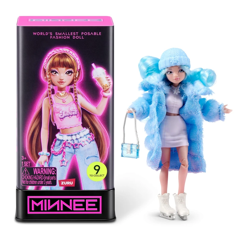 MINNEE-CORE DOLL-SERIES 1-MINNEE ASSORTED COLLECTION,WITH Rare-CUBE,4FACING 8PK IN PDQ - Image 1