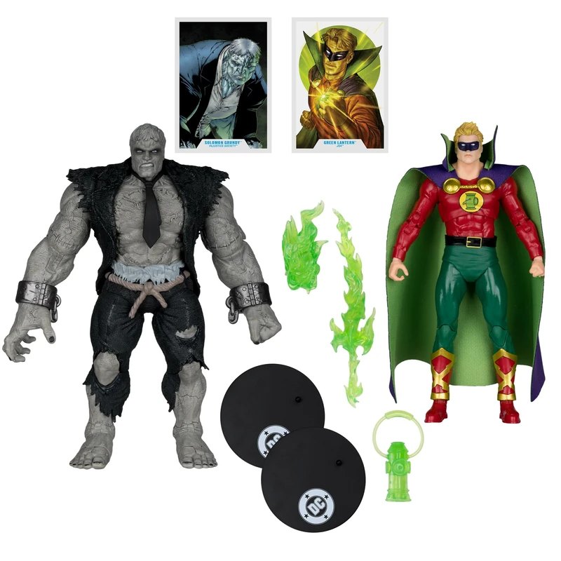 McFarlane Toys- DC Multiverse Solomon Grundy vs Green Lantern (JSA) 7in Figure and Mega Figure 2 Pack - Image 1