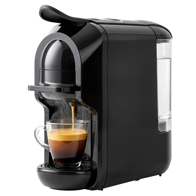 HOMCOM Pod Coffee Machine - Nespresso Dolce Gusto Black
