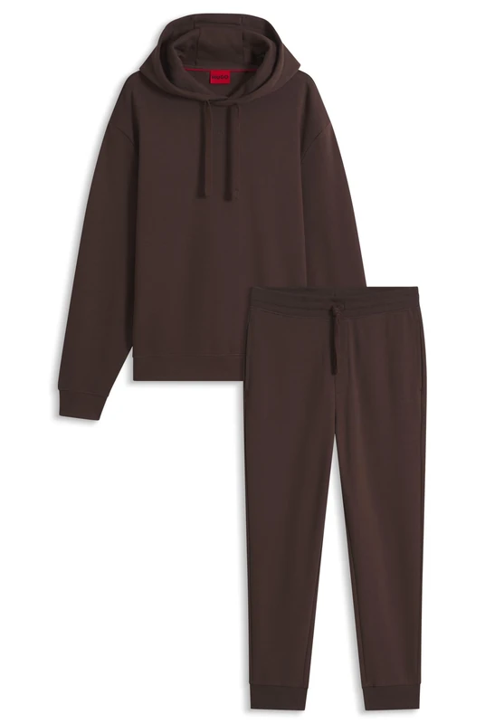 HUGO Jogginganzug-set Aus Baumwolle Brown