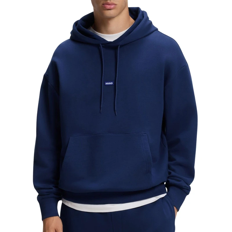 HUGO Nalonso 10249110 01 Men's Sweatshirt - Navy L
