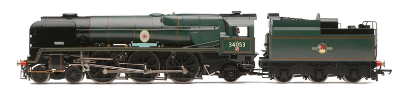 Hornby R30485 BR Battle of Britain Class Rebuilt 303 Squadron 34053 Locomotive - Steam Model Railway OO Gauge