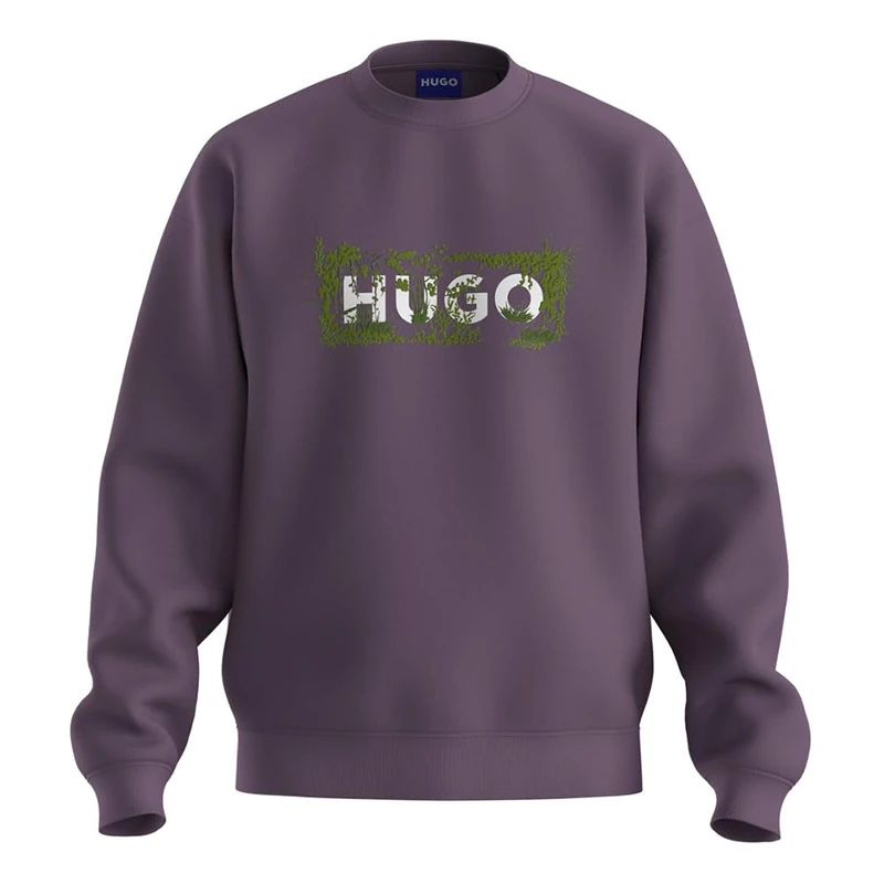 Hugo Men's Niviocrew 10273008 01 Sweatshirt, Dark Purple 508, XL