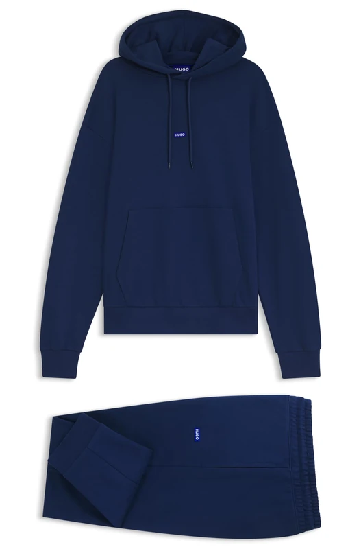 HUGO Men's Tracksuit_nalonsonap 10249110 Sweatshirt, Navy 412, 3XL