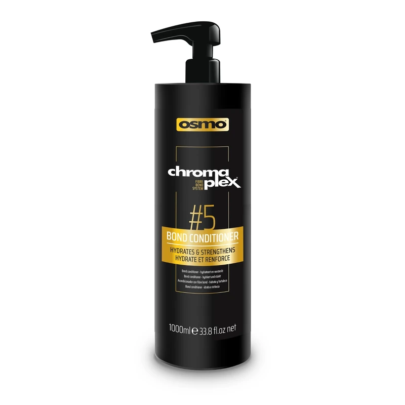 OSMO CHROMAPLEX™ Bond Conditioner #5 | Hair Strengthening Bond-Building Conditioner for Chemically Treated Hair | Vegan, Sulphate-Free, Restores Shine & Elasticity | Step 5 Repair System |1000ml