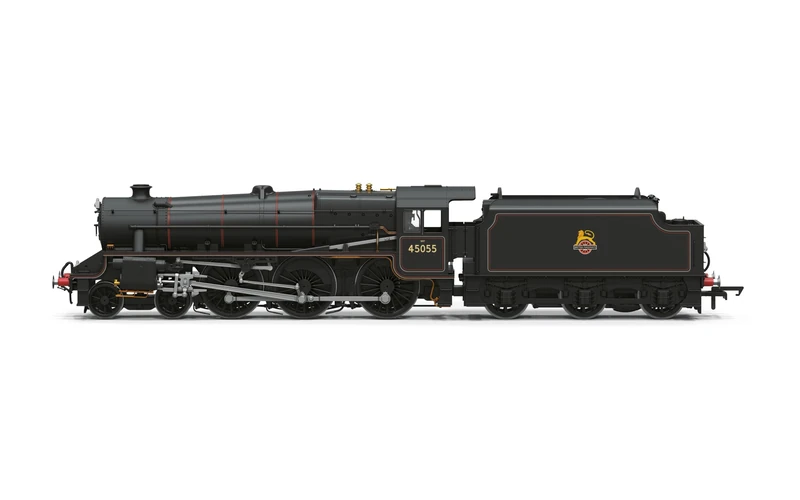 Hornby R30484 BR Stanier 5MT Black 5 45055 Locomotive - Steam Model Railway OO Gauge
