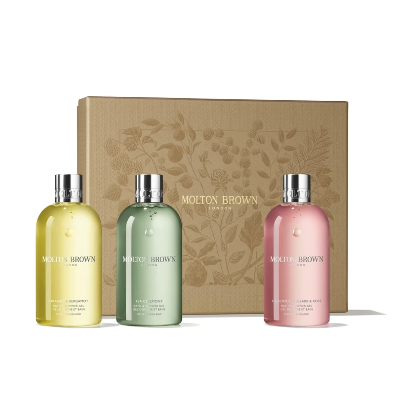 Molton Brown Floral & Green Bath and Shower Gel Gift Set