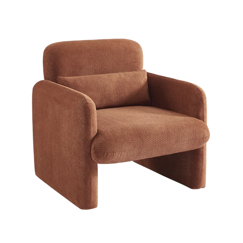 BAÏTA OMA armchair brick fabric - Image 1