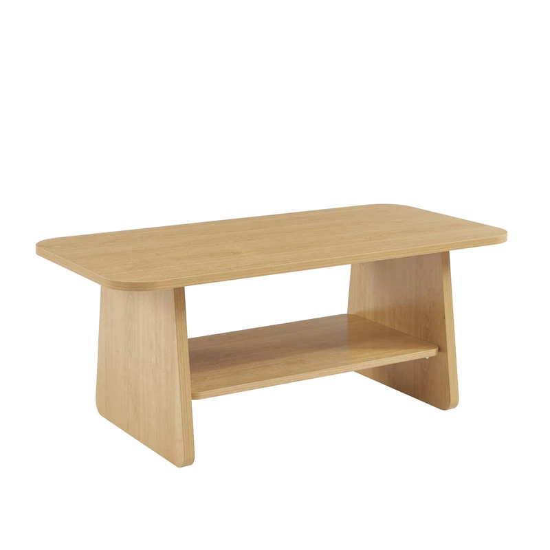 BAÏTA LANGO coffee table, oak effect - Image 1