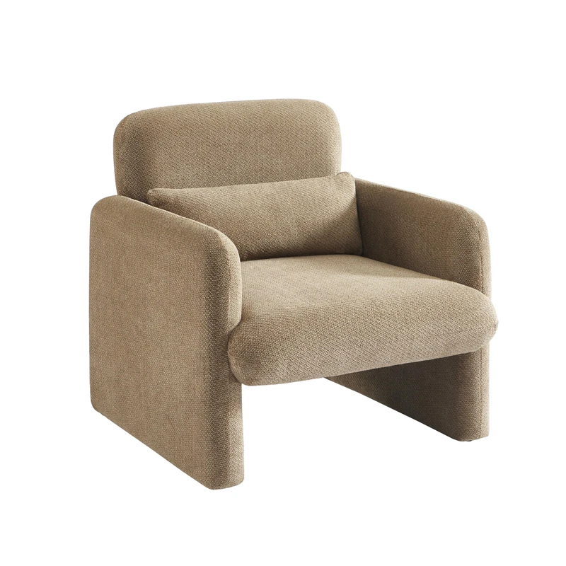 BAÏTA OMA armchair brown fabric