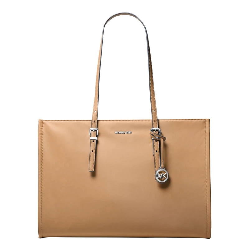 Michael Kors ZADIE Extra-large leather travel tote bag with embossed logo