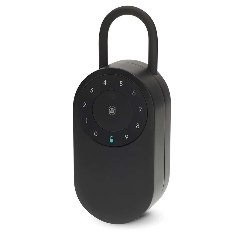 Nedis Smart Bluetooth Key Safe, Outdoor Lock Box with Digital Keypad, App Control, IP65 Waterproof, for Home or Holiday Rentals - Black