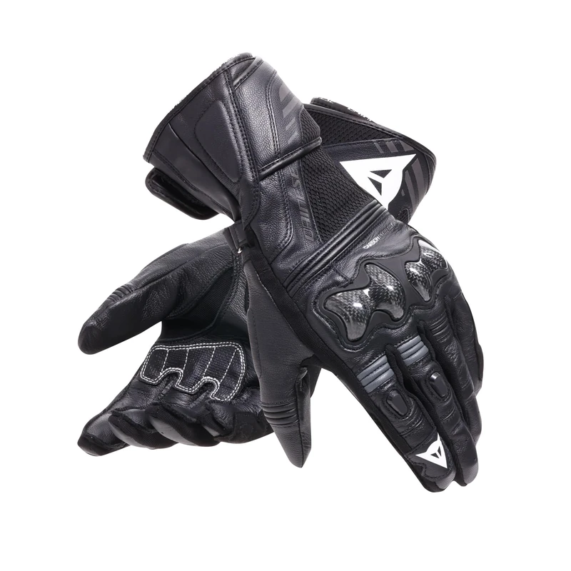Dainese Reacto Carbon Long Motorcycle Guanti, Black/Anthracite, XL