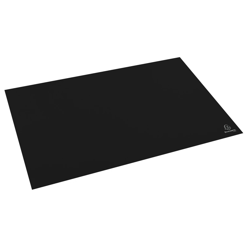 Exacompta - Ref. 60731D - Titane 8 Desk pad - in Hard Cardboard Covered with Laminated Soft Touch Matte Paper - 57.5x37.5 cm - Delivered Flat - Black