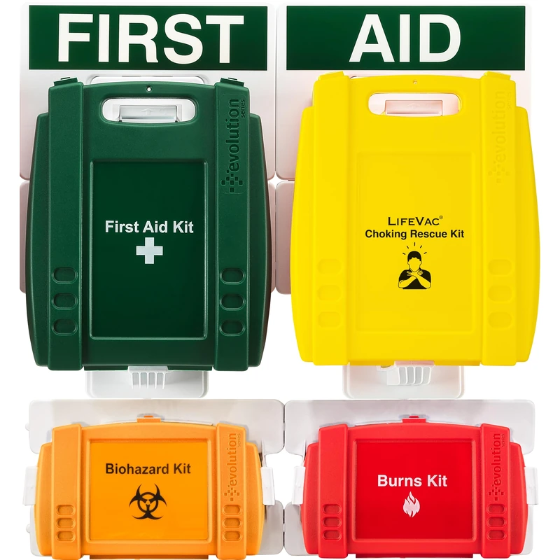 Safety First Aid Group Evolution LifeVac Complete First Aid Point, British Standard Compliant