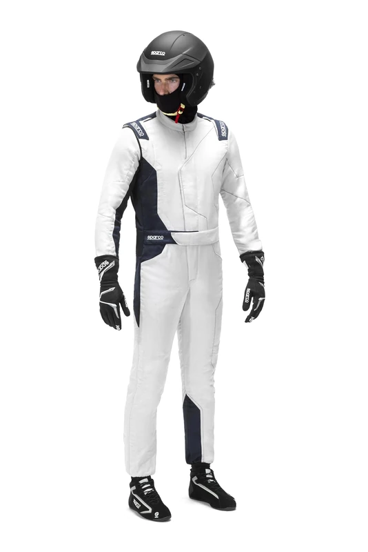 Sparco - Advanced Sprint Suit SI/BM 64 - FIA 8856-2018 + SFI 3.2A/5 homologation - Two-layer construction for thermal protection - 400 g/m² resistant fabric - Size: 64 - Blue
