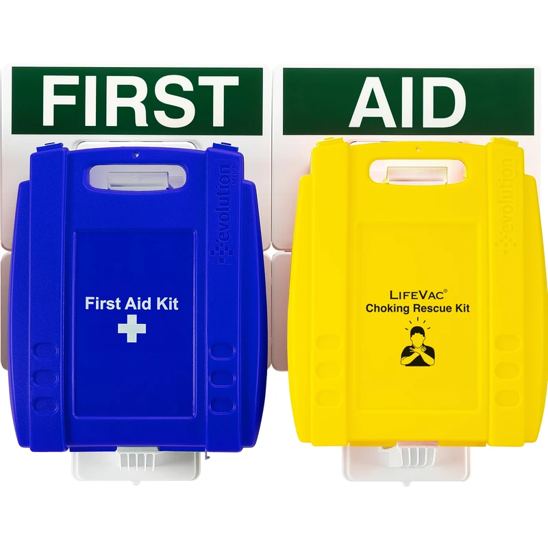 Safety First Aid Group Evolution LifeVac and Catering First Aid Point, British Standard Compliant