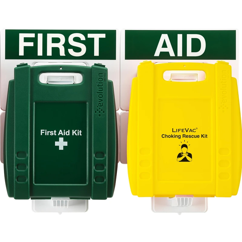 Safety First Aid Group Evolution LifeVac and First Aid Point, British Standard Compliant