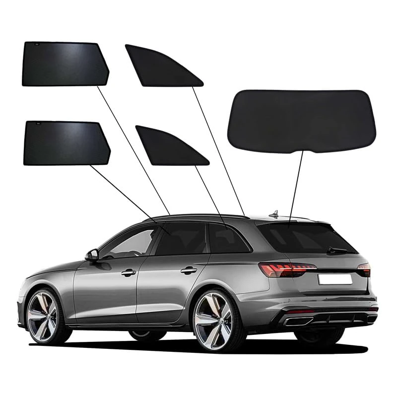 SunClip Privacy & Sun protection compatible with Audi A4 (B8) Avant 2015-2024