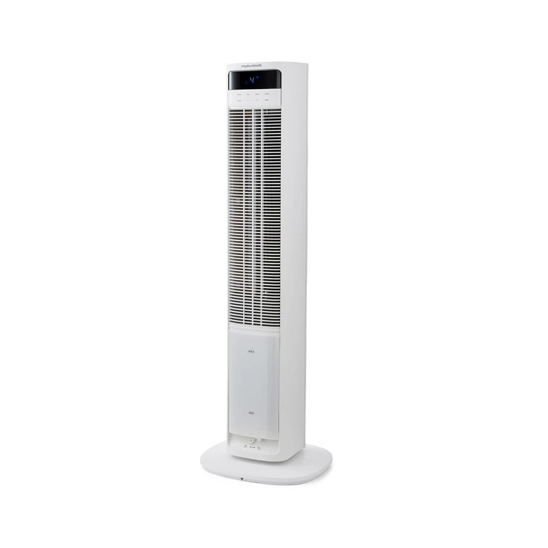 Morphy Richards Flexi Freeze 2 in 1 Air Cooler & 40” Tower Fan with Remote Control, Powerful DC Motor, Water Shortage Detector, 80° Oscillation, 8 Speed Settings, 9 Hour Timer,White, 823501