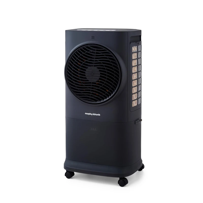 Morphy Richards Flexi Freeze 7L Air Cooler With Remote Control, LED & Digital Control, 3 Fan Speeds, 3 Wind Modes, 8 Hour Timer, 360° Fan, Honeycomb Filters, Low Noise, Black, 823251