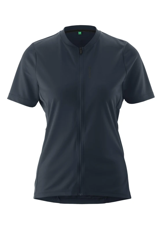 Gonso SITIVO Jersey Green W Women, Loose Cycling Jersey for MTB & Gravel, Breathable & Soft Cycling Jersey & Sports top with 4 Pockets