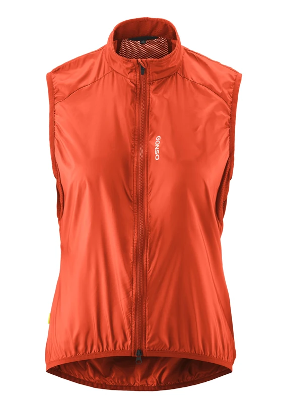 Gonso Road Vest Wind W Women's Vest, Lightweight, windproof & breathable cycling vest & running vest, Reflective, Small pack size for road bike & gravel