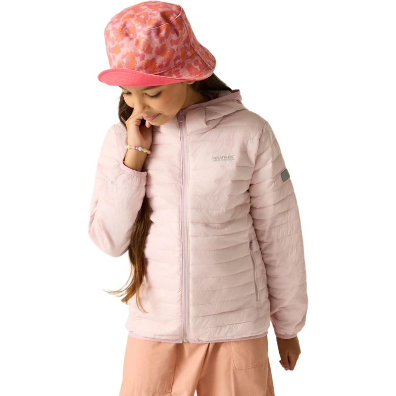 Regatta Unisex Kids Junior Hooded Hillpack Jacket Water Repellent Quilted Walking Coat