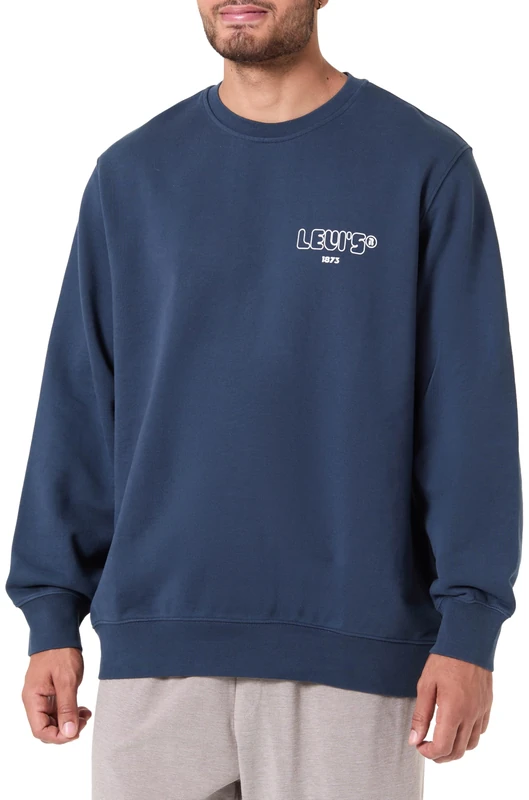 Levi's Men's Big & Tall Original Housemark Crew Sweatshirt