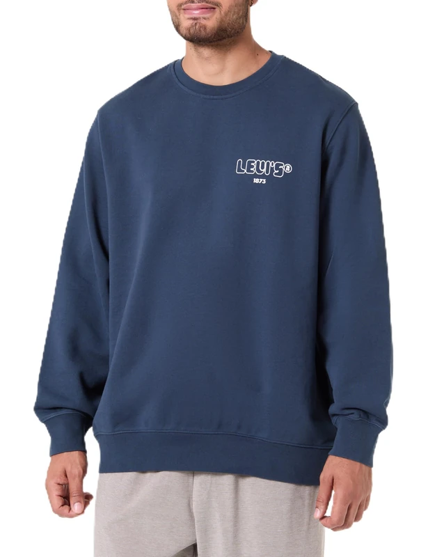 Levi's Men's Big & Tall Original Housemark Crew Sweatshirt